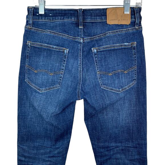 American Eagle Jeans Slim Straight Distressed Stretchy Men's 30 x 30 (29 x 29) - Picture 8 of 12